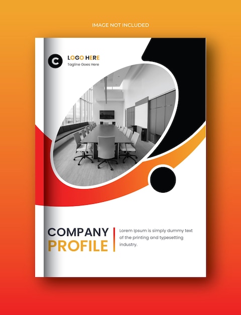 Diseño moderno de portada de libro de negocios, folleto de empresa y plantilla de diseño de informe anual