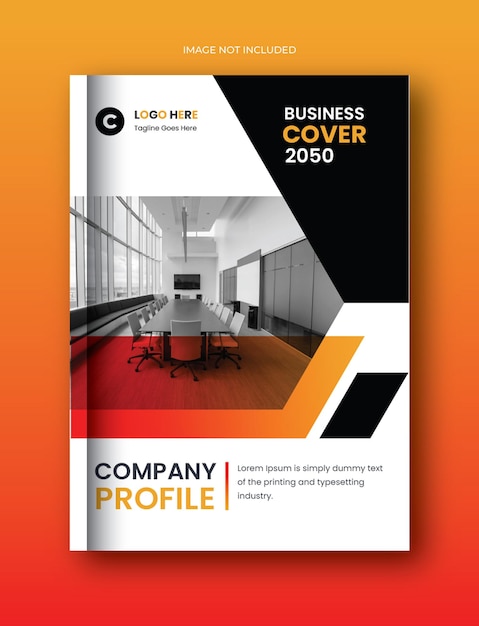 Diseño moderno de portada de libro de negocios, folleto de empresa y plantilla de diseño de informe anual