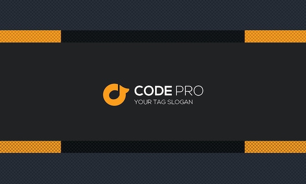 Diseño moderno de tarjetas de visita para Code Pro
