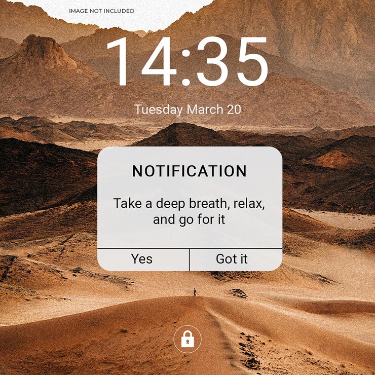 PSD diseño de notificación de recordatorio de psd para redes sociales e plantilla de publicación de instagram