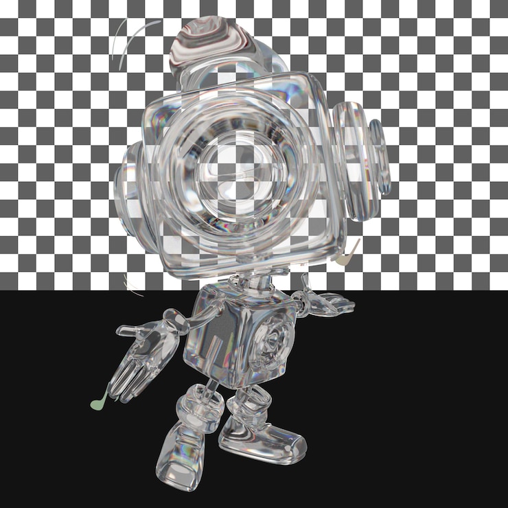 PSD diseño de objetos de renderización 3d