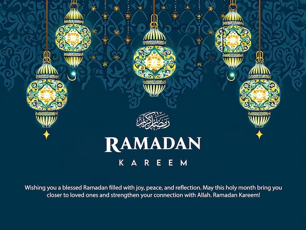 PSD diseño de pancartas o tarjetas de felicitación para el ramadán