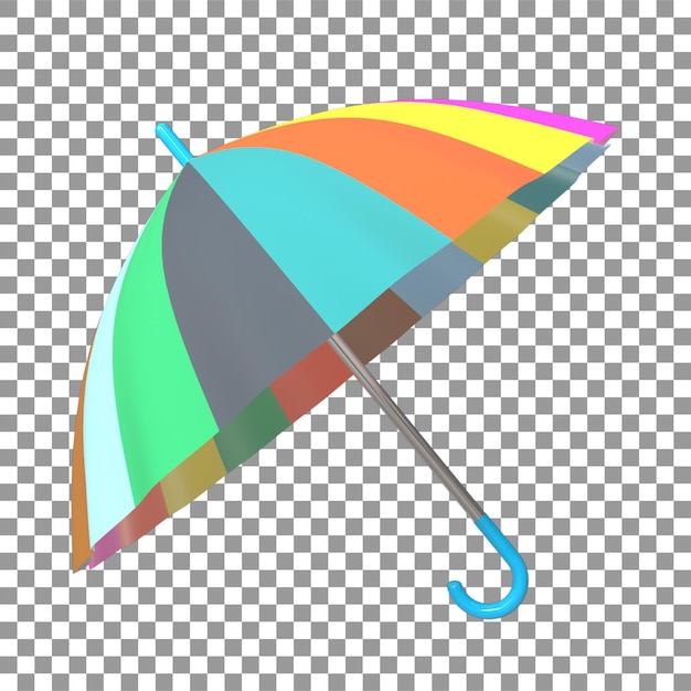 Diseño de paraguas multicolor un toque de elegancia rainyday