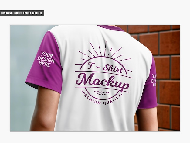 Diseño de la parte trasera de la camiseta