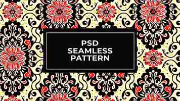 PSD diseño de patrones sin fisuras editables psd