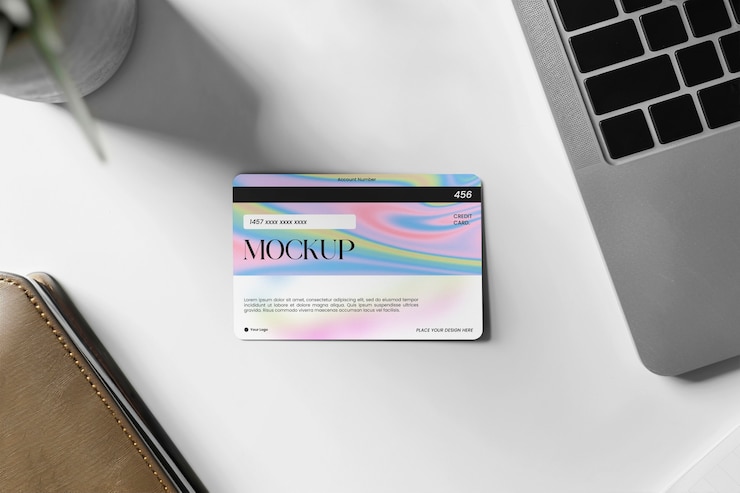 PSD diseño personalizado de modelos de tarjetas de crédito