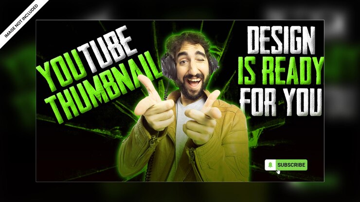 PSD diseño de plantilla psd premium de banner web de video en miniatura de video de canal de youtube con efecto de brillo moderno