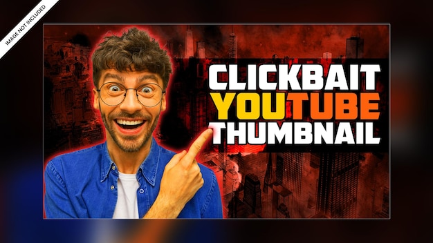 Diseño de plantilla PSD premium de banner web de video en miniatura de video de canal de youtube con efecto de brillo moderno