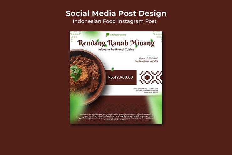PSD diseño de plantilla de redes sociales psd