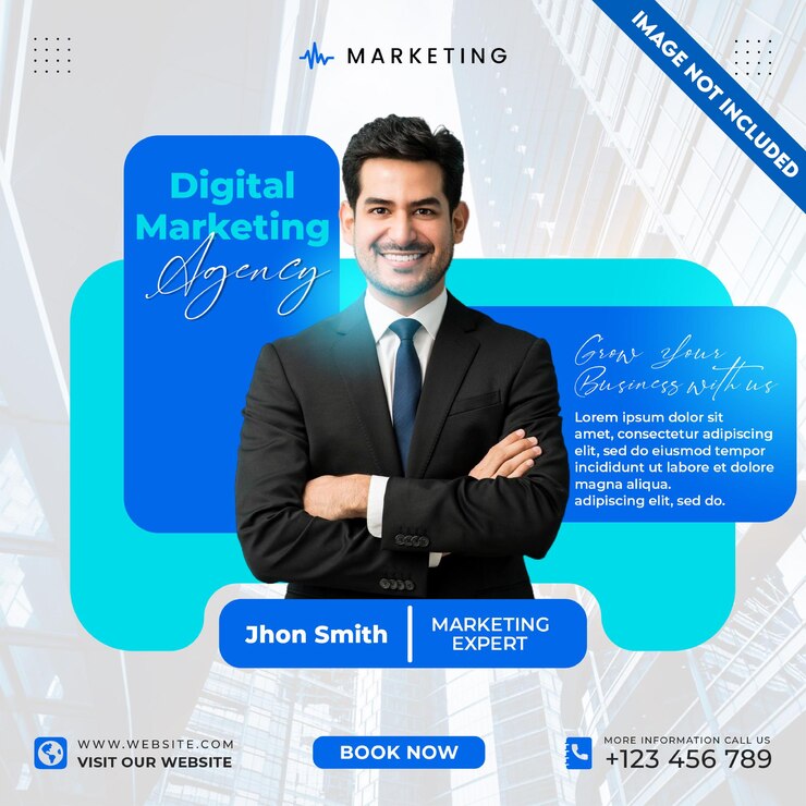 Diseño de plantillas de anuncios de marketing digital en Instagram y redes sociales