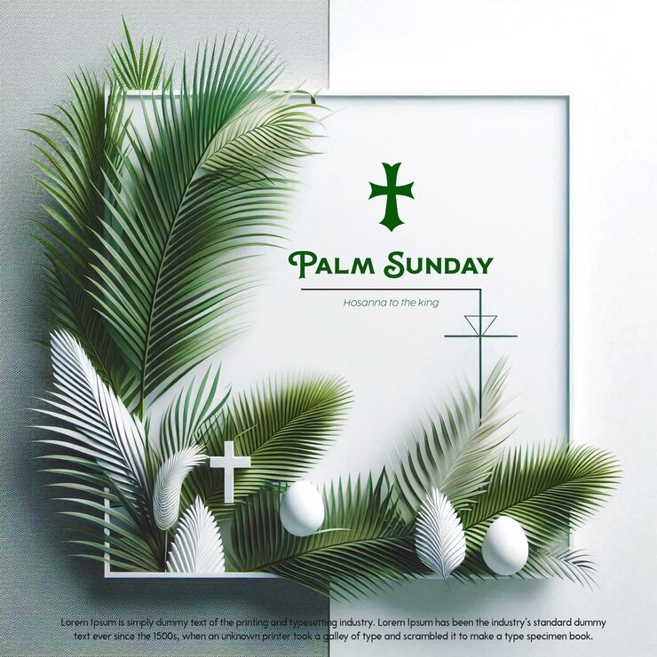 Diseño de plantillas para la celebración del Domingo de Ramos