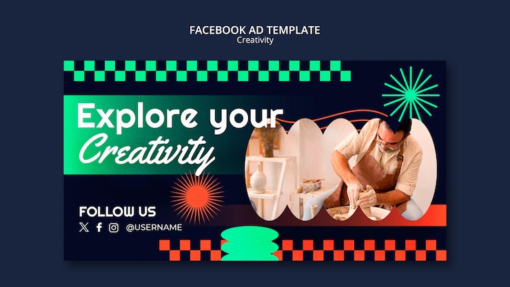 PSD diseño de plantillas de creatividad.