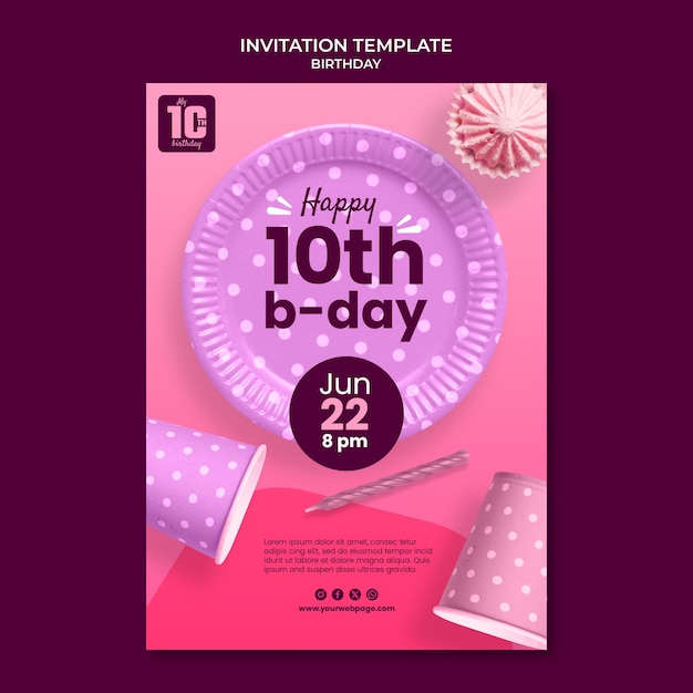 Diseño de plantillas de cumpleaños