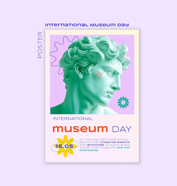 Diseño de plantillas para el Día Internacional de los Museos