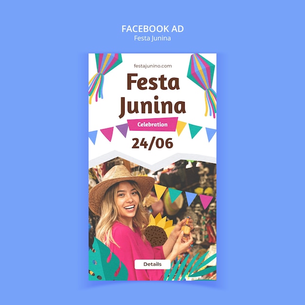 Diseño de plantillas de festa junina