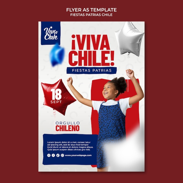 Diseño de plantillas de Fiestas patrias chile