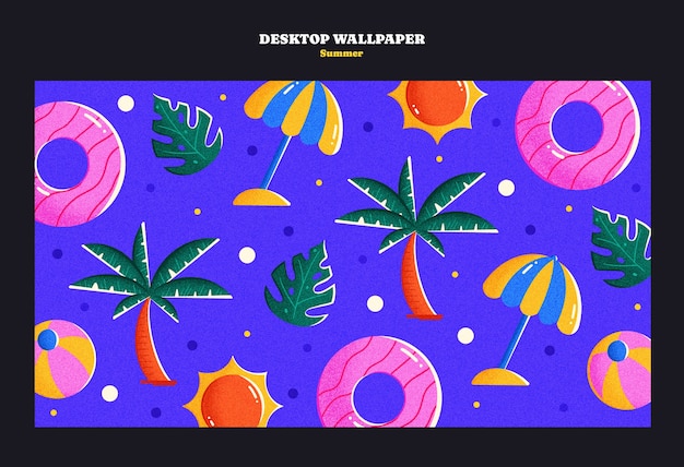 PSD diseño de plantillas para fiestas de verano