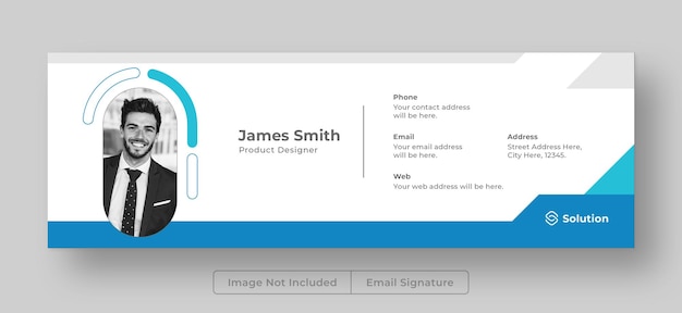 PSD diseño de plantillas de firmas de correo electrónico profesionales y diseño de portadas de facebook