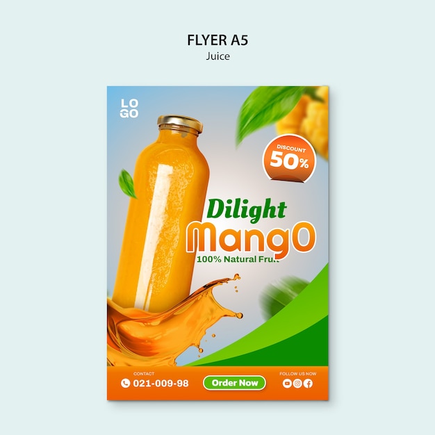Diseño de plantillas de jugo