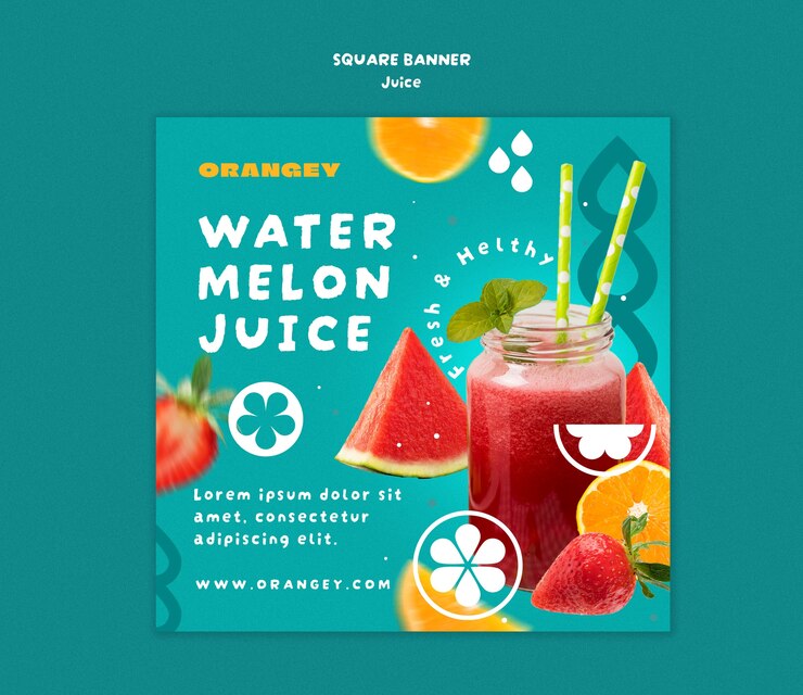 PSD diseño de plantillas de jugo