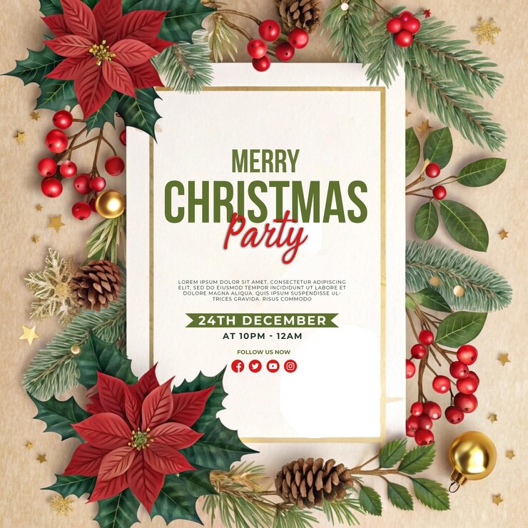 Diseño de plantillas de tarjetas de felicitación navideñas