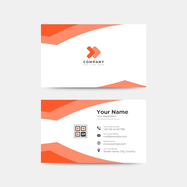 Diseño de plantillas de tarjetas de visita abstractas