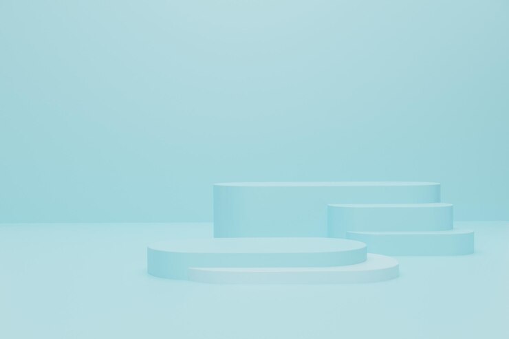 PSD diseño de podio de renderizado 3d
