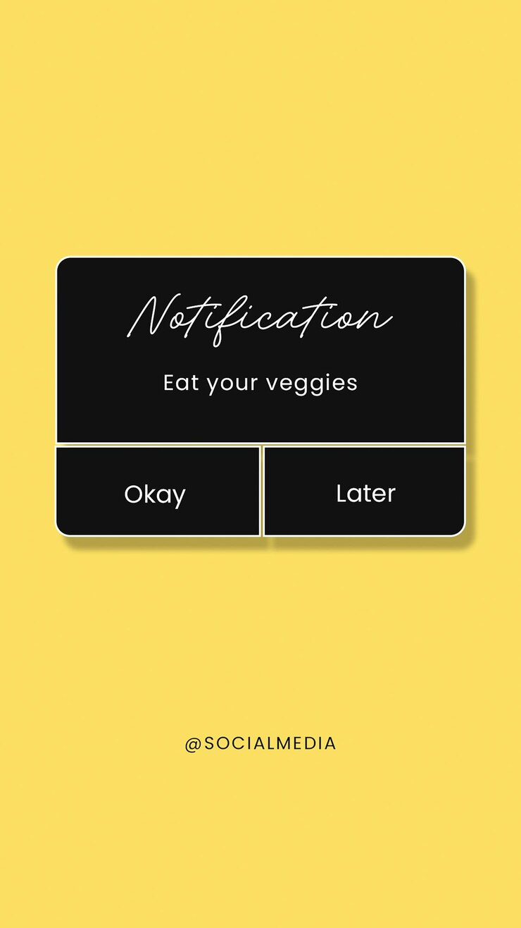 PSD diseño pop-up de notificación de recordatorio de psd para redes sociales y plantilla de historia de instagram