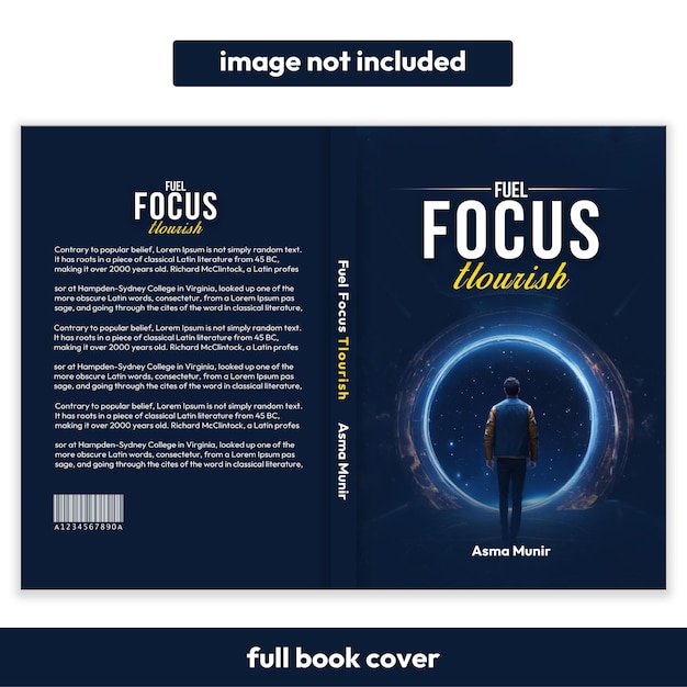 Diseño de la portada del libro Fuel Focus Flourish