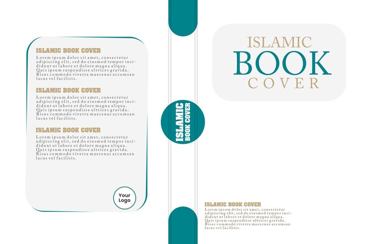 PSD diseño de portadas de libros islámicos en árabe psd