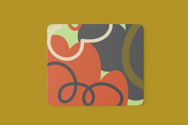 Diseño de producto de maqueta de mousepad psd