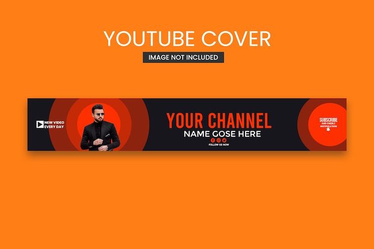 PSD diseño profesional de portadas de youtube, banners y publicaciones en redes sociales