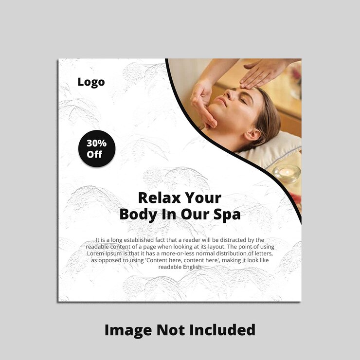 Diseño de publicaciones en las redes sociales del spa