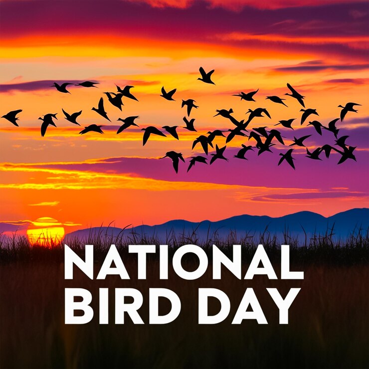 PSD diseño de redes sociales para el día nacional de las aves