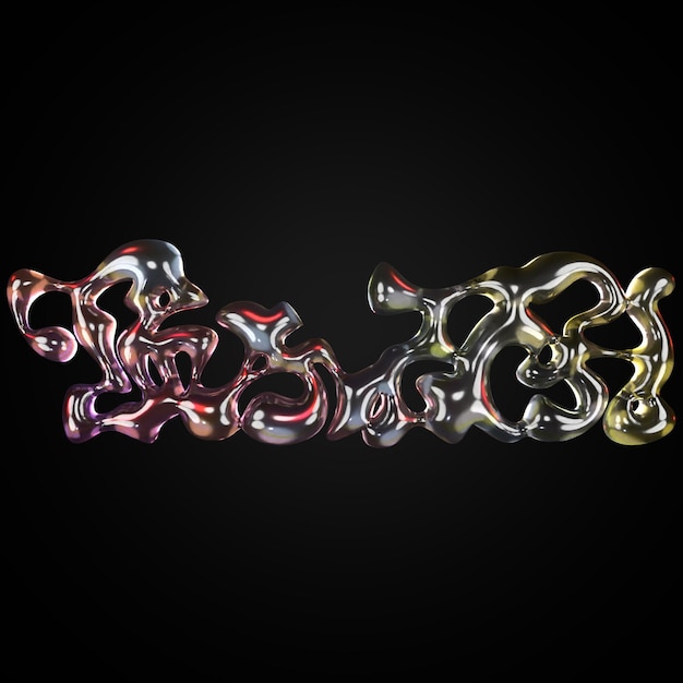 Diseño de renderización tribal en 3D