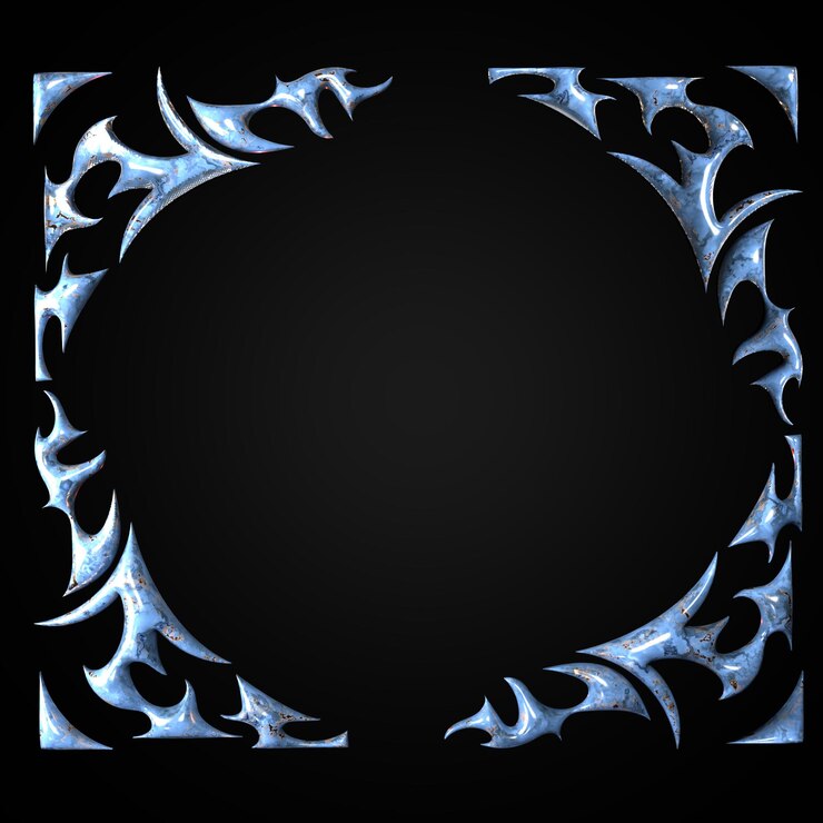 PSD diseño de renderización tribal en 3d