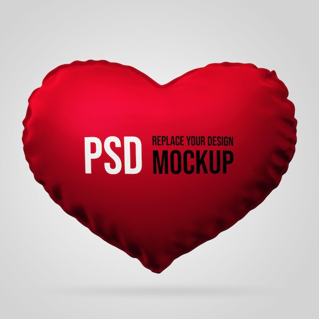 PSD diseño de renderizado 3d de maqueta de san valentín