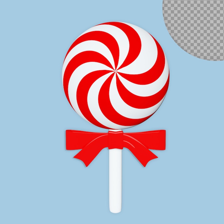 PSD diseño de representación de decoración de caja de regalo de navidad 3d aislado