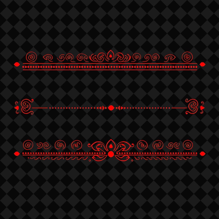 PSD el diseño rojo en el fondo negro es una serie de números