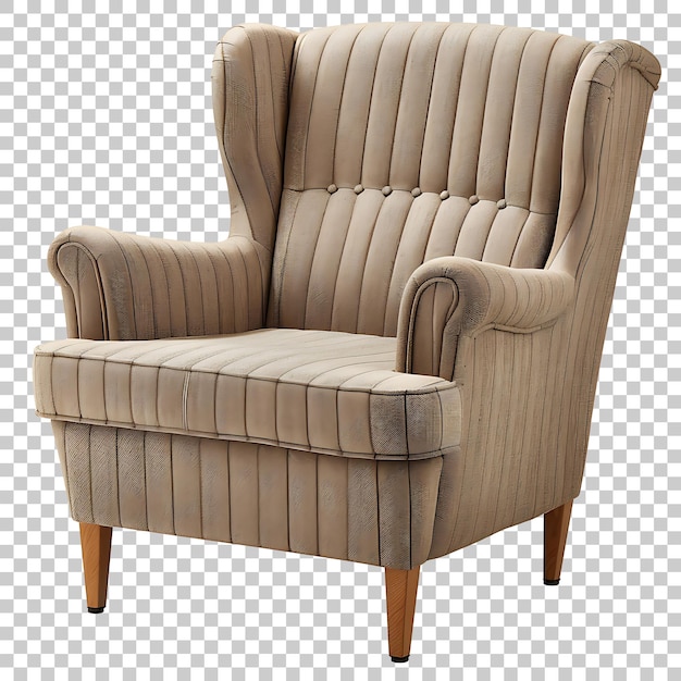 PSD diseño de silla aislada png con fondo transparente