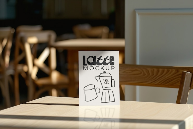 PSD diseño simulado de la celebración del día internacional del café