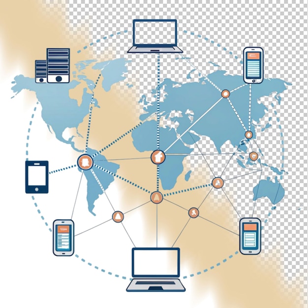 Diseño de sitios web en línea vectorial de iconos de computadora