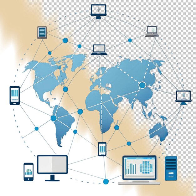 Diseño de sitios web en línea vectorial de iconos de computadora