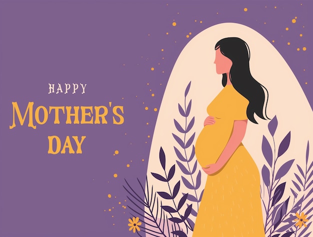 PSD diseño de tarjetas de felicitación para el día internacional de las madres plantilla psd