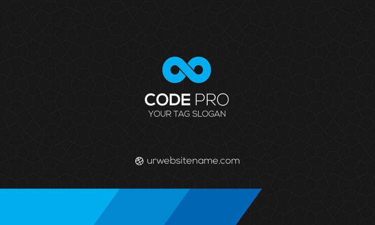 PSD diseño de tarjetas de visita para code pro