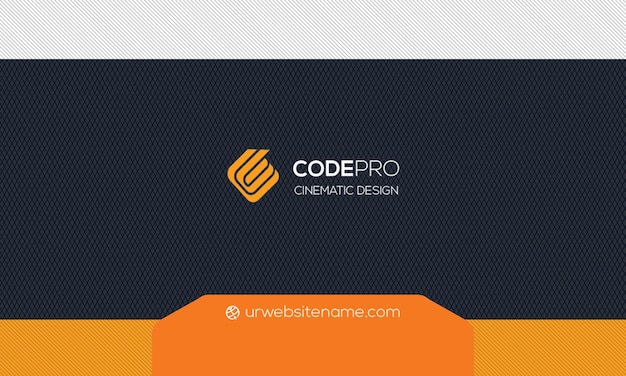 Diseño de tarjetas de visita para CodePro Cinematic Design