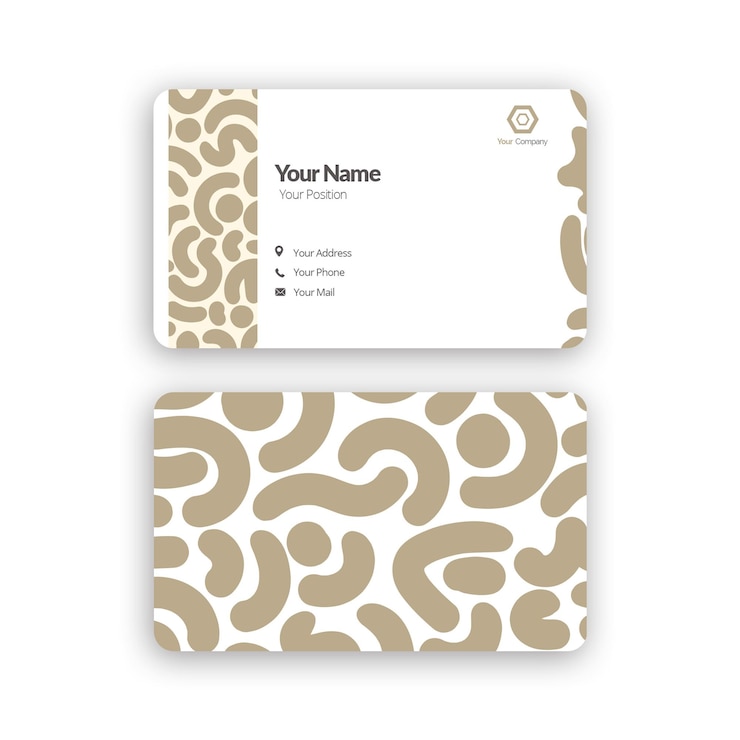 PSD diseño de tarjetas de visita para empresas del sector textil o creativo
