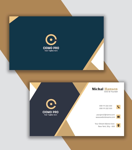 Diseño de tarjetas de visita