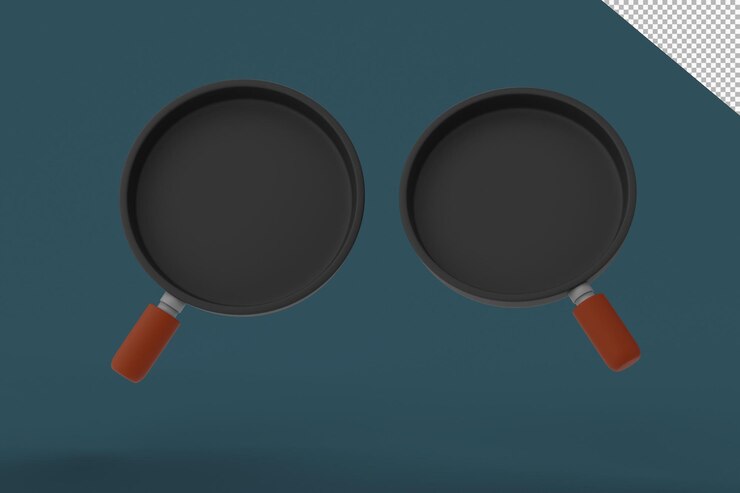 Diseño de teflón plano 3D mirándose el uno al otro hacia adelante