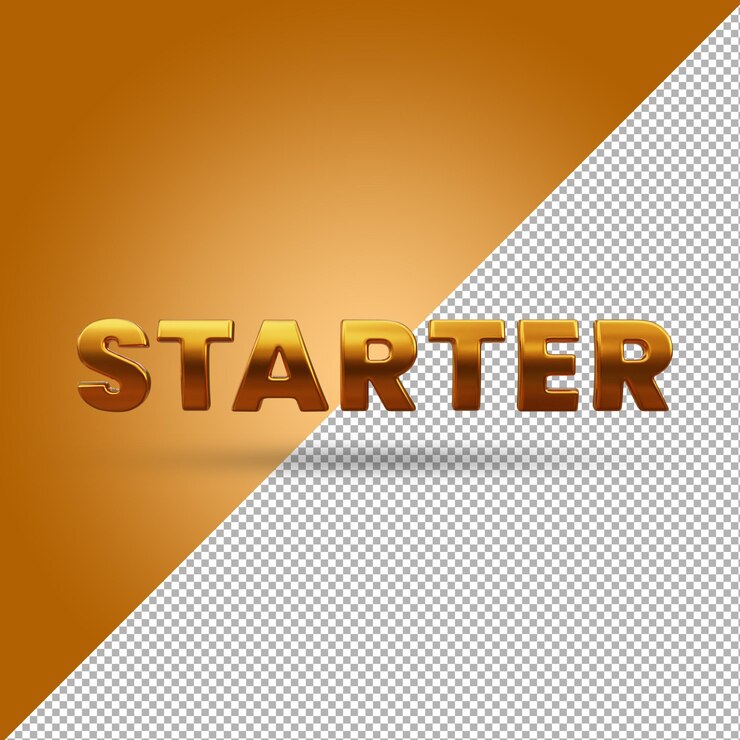 PSD diseño de texto dorado 3d aislado